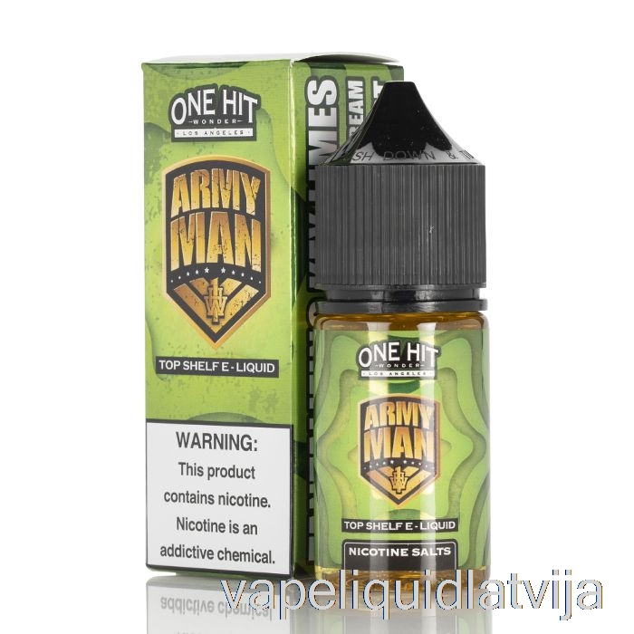 Army Man - One Hit Wonder Salts - 30ml 25mg Vape Liquid